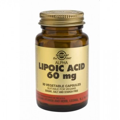 SOLGAR Alpha Lipoic Acid 60mg 30 Κάψουλες